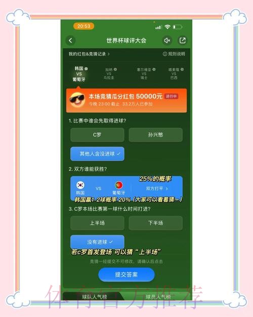 深度解读世界杯竞猜官网的热门选项 深度解读世界杯竞猜官网的热门选项